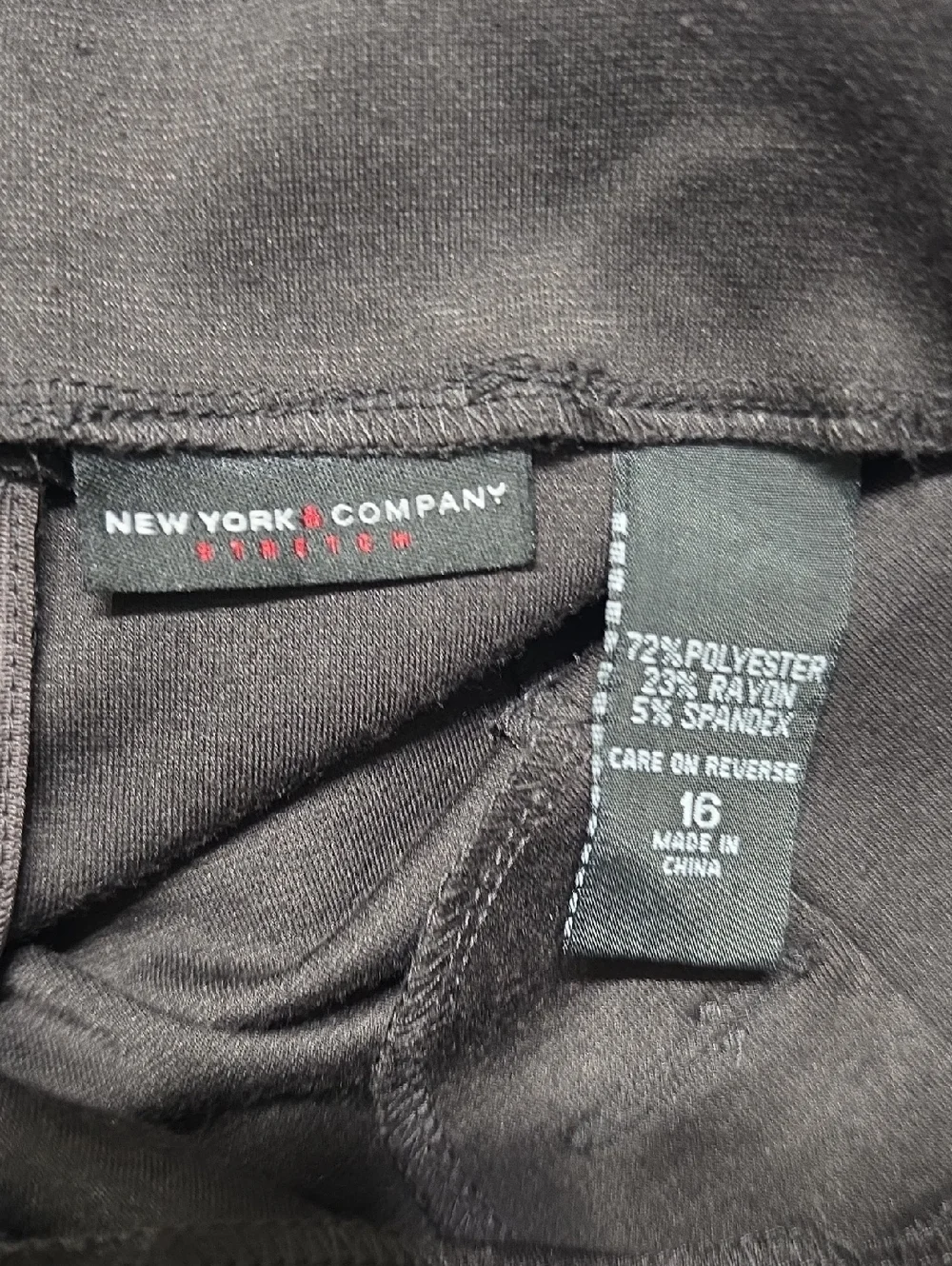 New York & Co High-Waist Dark Brown A-Line Midi Skirt with Button Detail - Picture 8 of 8